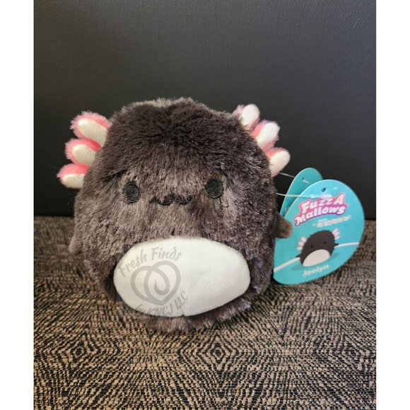 Squishmallows Fuzzamallows Jaelyn the Axolotl 5 Inch Spring 2024 - Picture 1 of 3